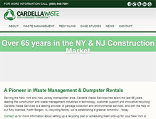 Tablet Screenshot of cardellawaste.com